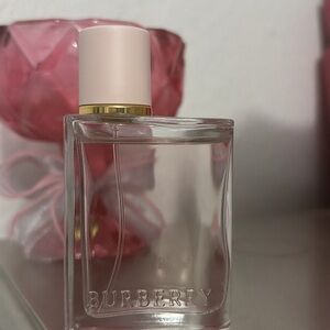Burberry Her Fragrance with Pink and Gold Accents